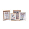 Combinazione 3 Cornici Foto 10x15cm 13x18cm 15x20cm Assortito 17x22x4.5cm