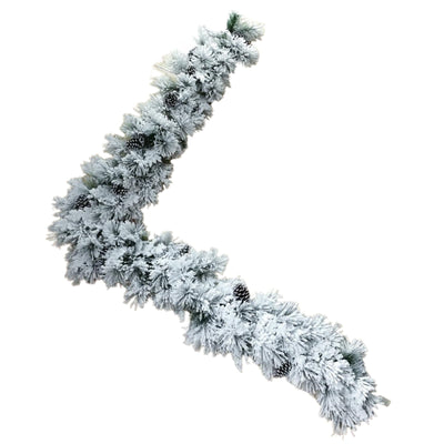Ghirlanda innevata con Pigna Chamonix Ø 40 x 270 cm