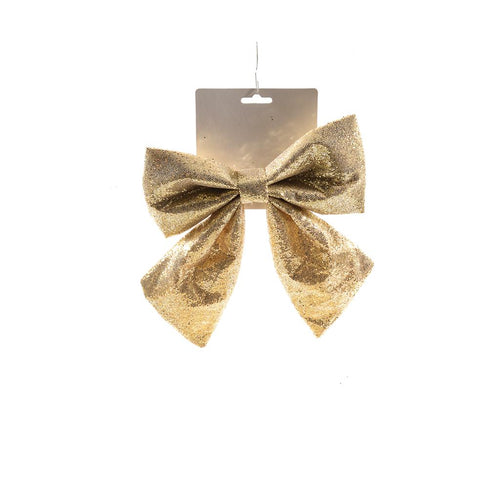 Fiocco decorativo da appendere imbottito, color Oro, ideale come dietro porta