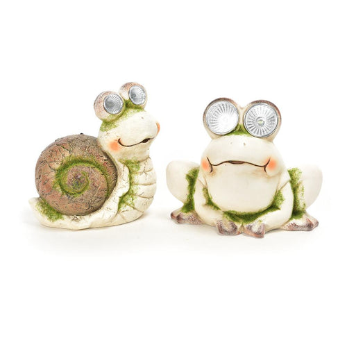 Luce Solare Animaletto in Terracotta 14,5x12xH15cm Assortita