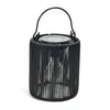 Lanterna Solare in Metallo e Plastica Diametro 13.5xH15.5cm