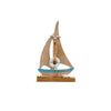 Decorazione Veliero in Legno e Resina 14x4xH22cm