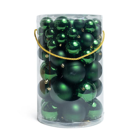 80 Palline per albero di Natale miste in plastica per decorazioni natalizie