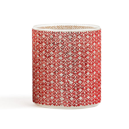 Candela con strass in vetro decorazioni e profumazione per ambienti 380 gr