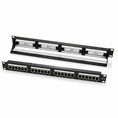 Pann.1u con 24 rj45u cat.6a nero - WPC-PAN-6AU-24