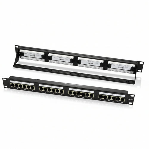 Pann.1u con 24 rj45u cat.6a nero - WPC-PAN-6AU-24
