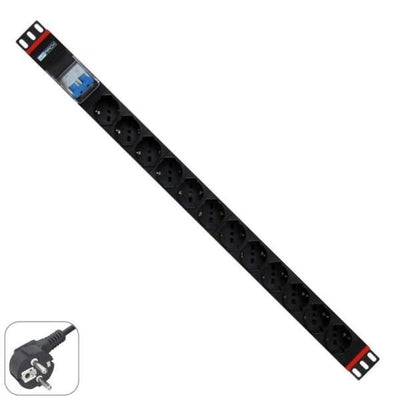 Multipresa 12 prese univ. verticale - WPN-PDU-G02-12