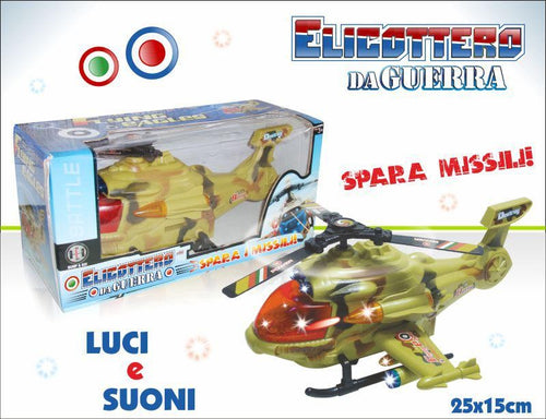 ELICOTTERO BOMBARDIERE SUONI E LUCI