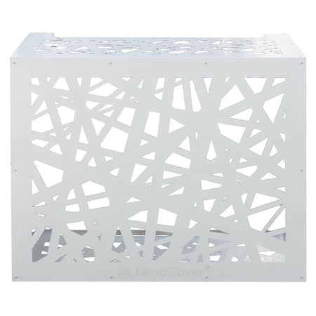 Copri condizionatore copertura decorativa per pompa esterna in alluminio 86 cm