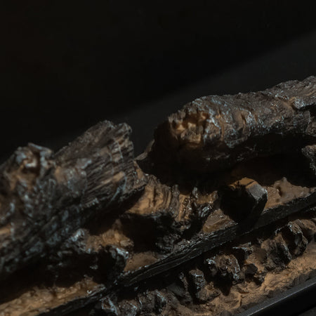 Camino elettrico da terra "Adams" in legno 1800 W arredamento Moderno