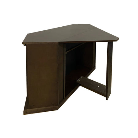 Camino elettrico da terra ad angolo "Madison" in legno 1800 W arredamento Moderno