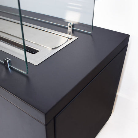 Camino a bioetanolo "Caravaggio" da terra biocamino per interno ed esterno 100 x h 40 cm