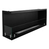 Camino a bioetanolo Sutri 120 SX da incasso ad angolo nero 120×45