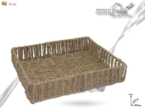 Vassoio Ratan Colore Naturale