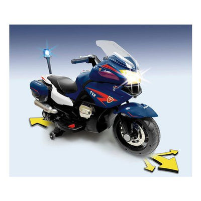 Moto elettrica feber fen41000 carabinieri 12v blu scuro