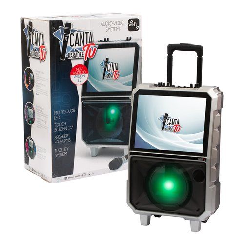 Karaoke giochi preziosi ctc27000 canta tu trolley con microfono wirele