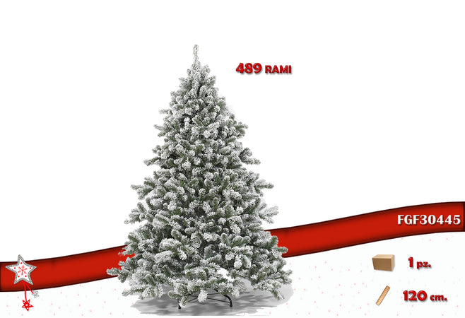 Albero innevato alaska 150 cm