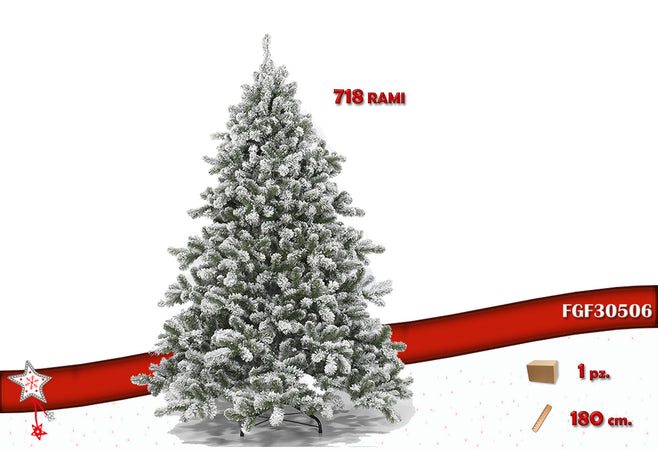 Albero innevato alaska 180cm