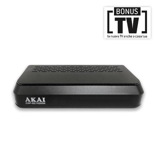 Akai decoder combo dvb/t2/s2 hevc usb/lan/hdmi/scart s210265k (mise) - AKAZAPS210265K