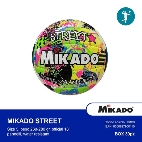 PALLONE CUOIO VOLLEY STREET NEW 2026