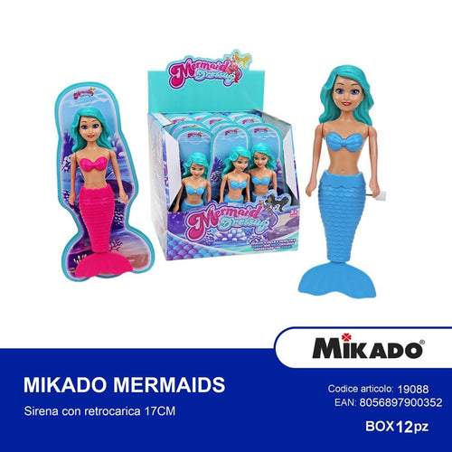 DISPLAY 12 SIRENETTA MARMAID DRESSUP