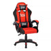 Sedia gaming seduta imbottita girevole con poggiatesta, elev a gas, blocco dell inclinzione, recl fino a 135°, supp collo/schie - CY104