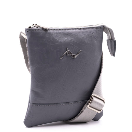 Borsa a tracolla da uomo in pelle Vertigo ALV by Alviero Martini - ALVBTU100X