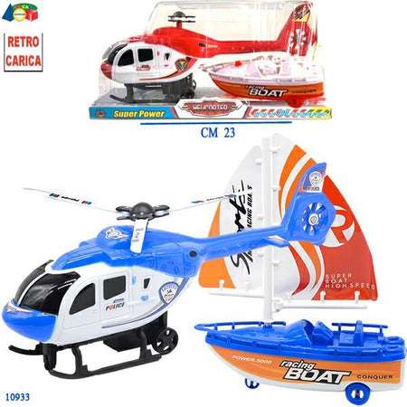 CUPOLA ELICOTTERO + BARCA 2 ASS