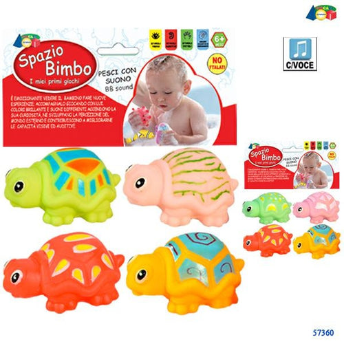 GOMMOLOSI 4 TARTARUGHE CON SUONO