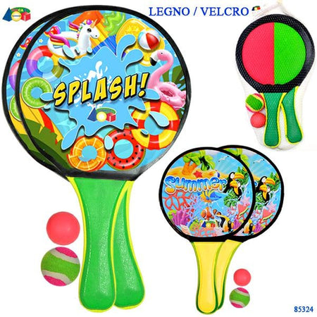 RACCHETTE VELCRO C/2 PALLE