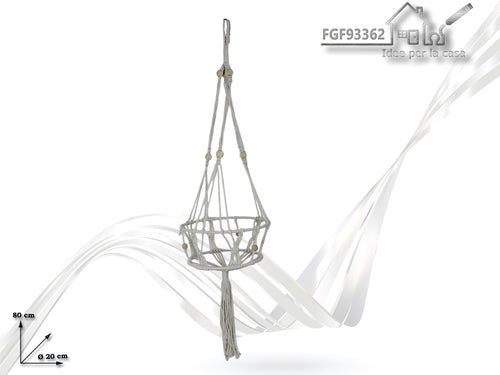 Portapianta in Tessuto Forma Tonda