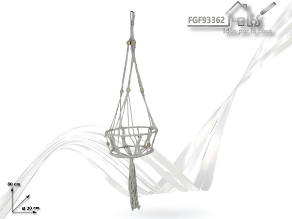 Portapianta in Tessuto Forma Tonda