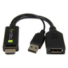 Techly icoc hdmi-dp12a60 cavo e adattatore video hdmi tipo a (standard) displayport nero - HDMI DP12A60