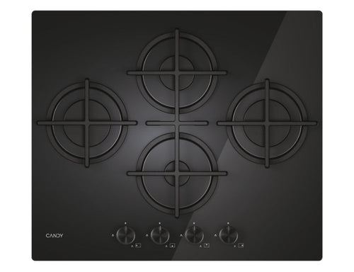 Candy moderna cvg6dtb nero da incasso 59.5 cm gas 4 fornello(i) - 33803485