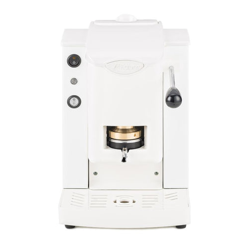 Faber slot plast basic - macchina per caffe con pressacialda in ottone - telaio in metallo bianco e frontale in policarbonato bianco - FABSPBIABBASOTT
