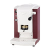 Faber slot plast basic - macchina per caffe con pressacialda in ottone - telaio in metallo borgogna e frontale in policarbonato bianco - FABSPBORBBASOTT