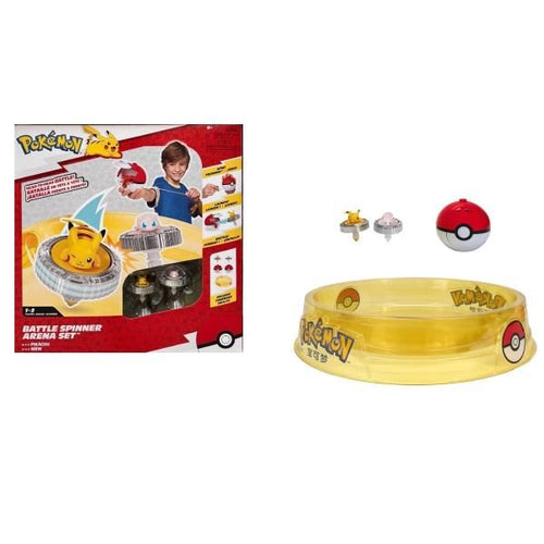 Pkmn arena + trottola + 2personaggi - PK190200