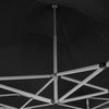 Telo di ricambio per tetto Gazebo pieghevole apertura a fisarmonica in tessuto Oxford 600D Nero