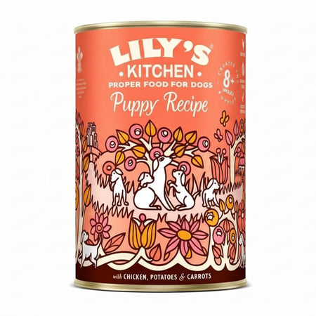 Lily's Kitchen Puppy Recipe con Pollo e Patate per Cani Cuccioli 400gr