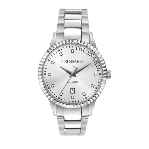 Orologio TRUSSARDI uomo T-bent tempo acciaio / silver