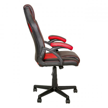 MX12 KOR Sedia da gaming per PC Seduta imbottita Nero, Rosso