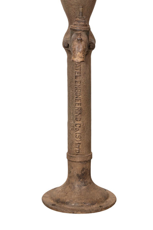 Biscottini Biscottini Fontana pompa ghisa antica da esterno 27x49x127 giardino pozzo