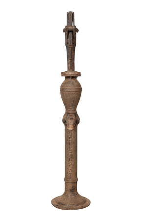 Biscottini Biscottini Fontana pompa ghisa antica da esterno 27x49x127 giardino pozzo