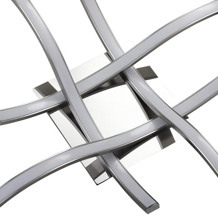Plafoniera LED 15W Luce Bianco Caldo 3000K 1200lm Design Moderno Satinato IP22