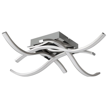 Plafoniera LED 15W Luce Bianco Caldo 3000K 1200lm Design Moderno Satinato IP22