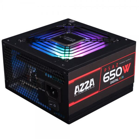 Azza PSAZ-650W[ARGB] alimentatore per computer 20+4 pin ATX ATX Nero (PSAZ-650W[ARGB])