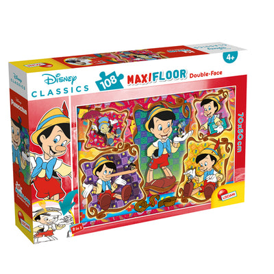 Puzzle Supermaxi Pinocchio 108 Pezzi 70X50Cm Lisciani