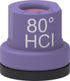 Ugello cono vuoto con inserto ceramica e corpo in Delrin 80° viola