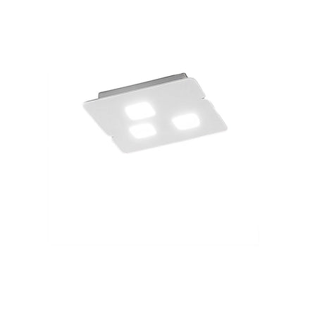 Plafoniera moderna Gea luce GISELLE PP Gx53 LED alluminio lampada soffitto