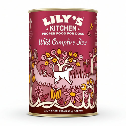 Lily's Kitchen Wild Campfire Stew con Cervo e Fagiano per Cani Adulti 400gr